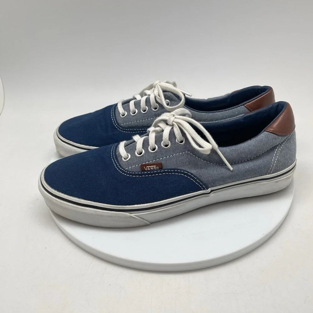 Vans Sneakers Mens 8.5 Womens 10 Era 59 TC9R Denim‎ Blue Skate Casual Shoes